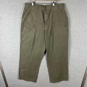 Cabela's‎ 7 Pocket Hiker Pants Men's 36x25 Olive Cargo Utility